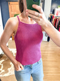 Berry Sweater Tank