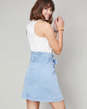 Denim Gather Top Skirt